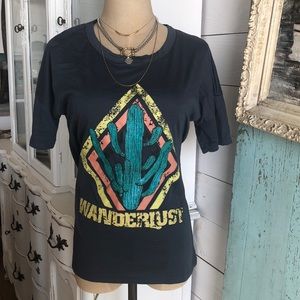 Wanderlust t-shirt. Size small.